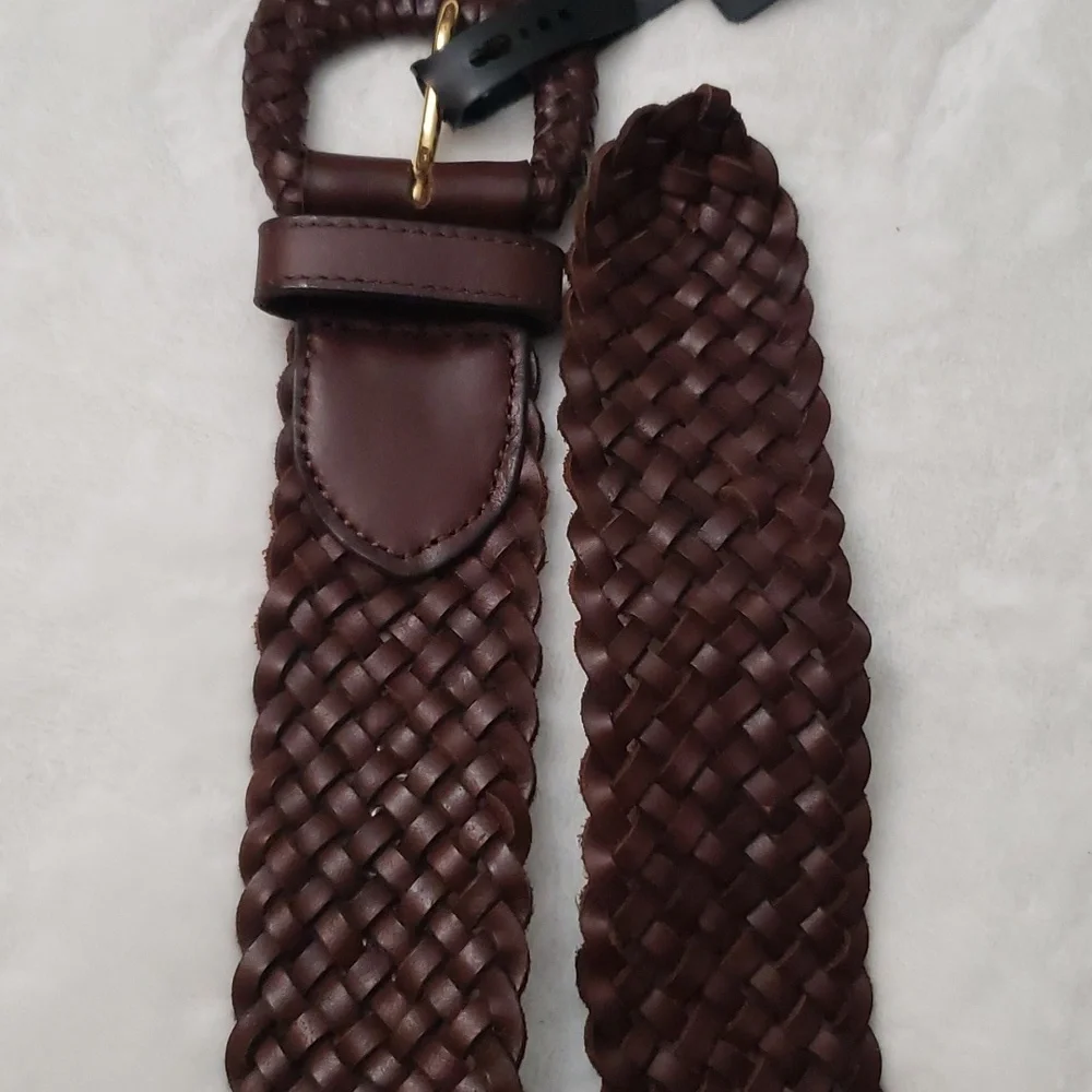 Lauren Ralph Lauren woven leather